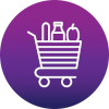 Supermercados ícone
